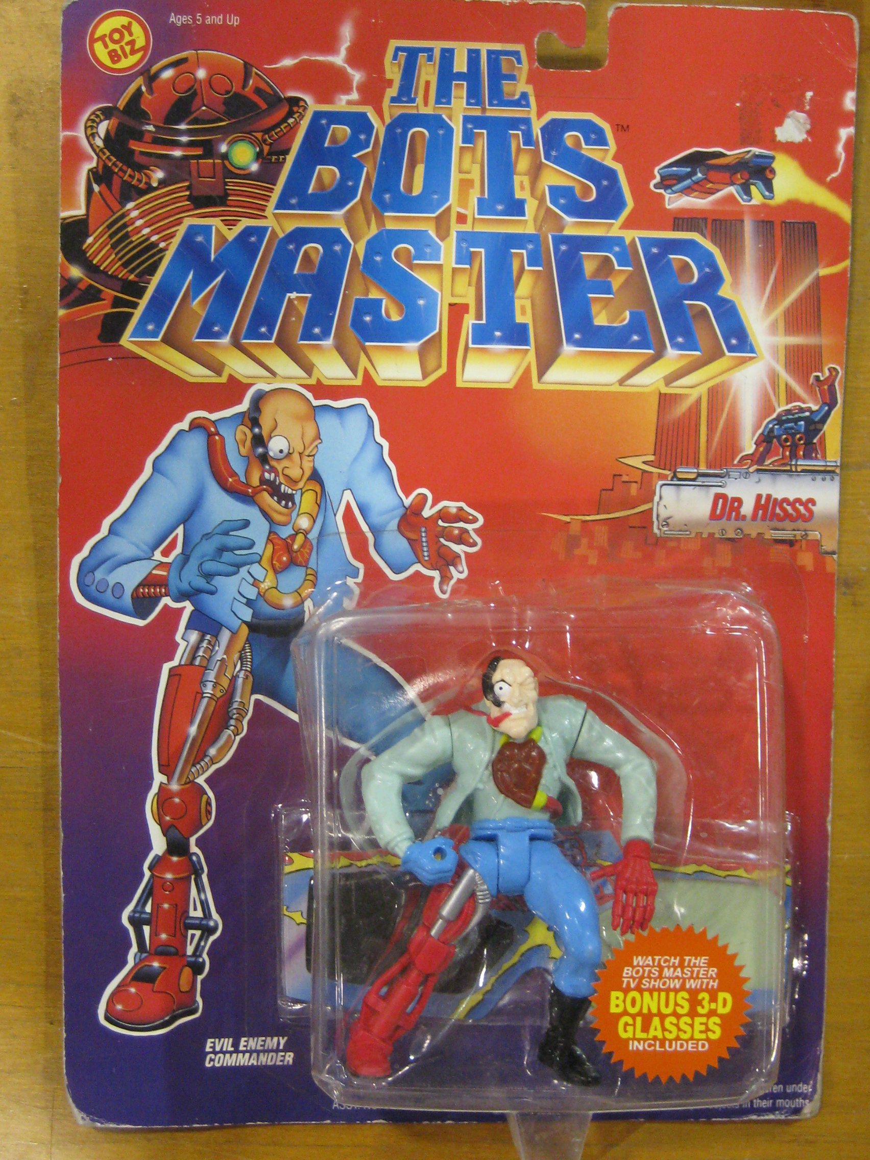 Amazon.com: The Bots Master The Evil Bots Dr. Hisss Action Figure
